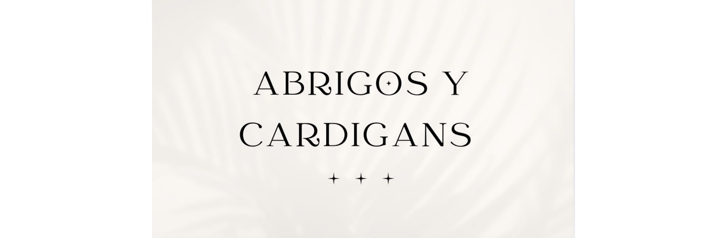 Abrigos y Cardigans